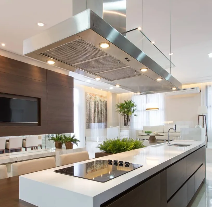 Coifa Coplan premium em ambiente de alto padrão